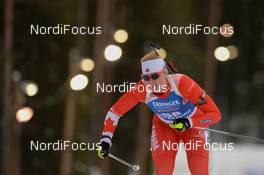 12.03.2019, Oestersund, Sweden (SWE): Sarah Beaudry (CAN) - IBU world championships biathlon, individual women, Oestersund (SWE). www.nordicfocus.com. © Tumashov/NordicFocus. Every downloaded picture is fee-liable.