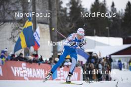 12.03.2019, Oestersund, Sweden (SWE): Kaisa Makarainen (FIN) - IBU world championships biathlon, individual women, Oestersund (SWE). www.nordicfocus.com. © Manzoni/NordicFocus. Every downloaded picture is fee-liable.