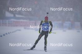 17.03.2019, Oestersund, Sweden (SWE): Arnd Peiffer (GER) - IBU world championships biathlon, mass men, Oestersund (SWE). www.nordicfocus.com. © Manzoni/NordicFocus. Every downloaded picture is fee-liable.