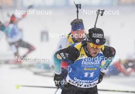17.03.2019, Oestersund, Sweden (SWE): Antonin Guigonnat (FRA) - IBU world championships biathlon, mass men, Oestersund (SWE). www.nordicfocus.com. © Tumashov/NordicFocus. Every downloaded picture is fee-liable.