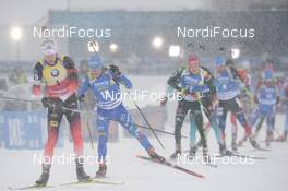 17.03.2019, Oestersund, Sweden (SWE): Lukas Hofer (ITA) - IBU world championships biathlon, mass men, Oestersund (SWE). www.nordicfocus.com. © Tumashov/NordicFocus. Every downloaded picture is fee-liable.