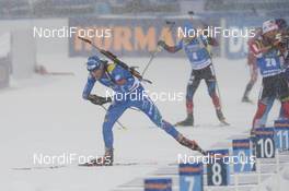 17.03.2019, Oestersund, Sweden (SWE): Dominik Windisch (ITA) - IBU world championships biathlon, mass men, Oestersund (SWE). www.nordicfocus.com. © Tumashov/NordicFocus. Every downloaded picture is fee-liable.