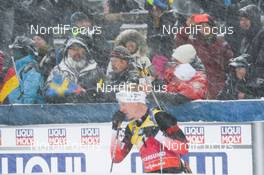 17.03.2019, Oestersund, Sweden (SWE): Johannes Thingnes Boe (NOR) - IBU world championships biathlon, mass men, Oestersund (SWE). www.nordicfocus.com. © Tumashov/NordicFocus. Every downloaded picture is fee-liable.
