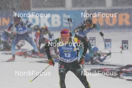 17.03.2019, Oestersund, Sweden (SWE): Benedikt Doll (GER) - IBU world championships biathlon, mass men, Oestersund (SWE). www.nordicfocus.com. © Tumashov/NordicFocus. Every downloaded picture is fee-liable.