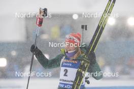 17.03.2019, Oestersund, Sweden (SWE): Denise Herrmann (GER) - IBU world championships biathlon, mass women, Oestersund (SWE). www.nordicfocus.com. © Tumashov/NordicFocus. Every downloaded picture is fee-liable.