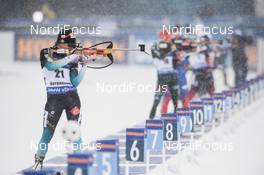 17.03.2019, Oestersund, Sweden (SWE): Celia Aymonier (FRA) - IBU world championships biathlon, mass women, Oestersund (SWE). www.nordicfocus.com. © Tumashov/NordicFocus. Every downloaded picture is fee-liable.