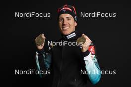 10.03.2019, Oestersund, Sweden (SWE): Quentin Fillon Maillet (FRA) - IBU world championships biathlon, medals, Oestersund (SWE). www.nordicfocus.com. © Manzoni/NordicFocus. Every downloaded picture is fee-liable.