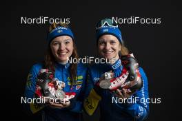 16.03.2019, Oestersund, Sweden (SWE): Linn Persson (SWE), Mona Brorsson (SWE), (l-r) - IBU world championships biathlon, medals, Oestersund (SWE). www.nordicfocus.com. © Manzoni/NordicFocus. Every downloaded picture is fee-liable.