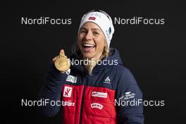 07.03.2019, Oestersund, Sweden (SWE): Tiril Eckhoff (NOR) - IBU world championships biathlon, medals, Oestersund (SWE). www.nordicfocus.com. © Manzoni/NordicFocus. Every downloaded picture is fee-liable.