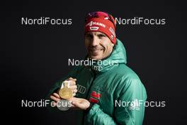 13.03.2019, Oestersund, Sweden (SWE): Arnd Peiffer (GER) - IBU world championships biathlon, medals, Oestersund (SWE). www.nordicfocus.com. © Manzoni/NordicFocus. Every downloaded picture is fee-liable.
