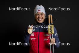 16.03.2019, Oestersund, Sweden (SWE): Synnoeve Solemdal (NOR) - IBU world championships biathlon, medals, Oestersund (SWE). www.nordicfocus.com. © Manzoni/NordicFocus. Every downloaded picture is fee-liable.