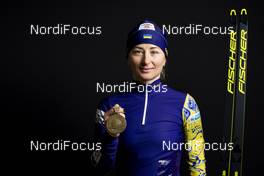 16.03.2019, Oestersund, Sweden (SWE): Vita Semerenko (UKR) - IBU world championships biathlon, medals, Oestersund (SWE). www.nordicfocus.com. © Manzoni/NordicFocus. Every downloaded picture is fee-liable.