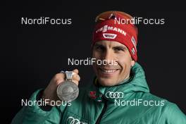 07.03.2019, Oestersund, Sweden (SWE): Arnd Peiffer (GER) - IBU world championships biathlon, medals, Oestersund (SWE). www.nordicfocus.com. © Manzoni/NordicFocus. Every downloaded picture is fee-liable.