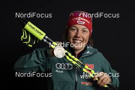 08.03.2019, Oestersund, Sweden (SWE): Laura Dahlmeier (GER) - IBU world championships biathlon, medals, Oestersund (SWE). www.nordicfocus.com. © Manzoni/NordicFocus. Every downloaded picture is fee-liable.