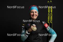 12.03.2019, Oestersund, Sweden (SWE): Justine Braisaz (FRA) - IBU world championships biathlon, medals, Oestersund (SWE). www.nordicfocus.com. © Manzoni/NordicFocus. Every downloaded picture is fee-liable.