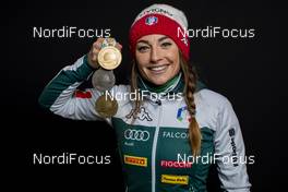 17.03.2019, Oestersund, Sweden (SWE): Dorothea Wierer (ITA) - IBU world championships biathlon, medals, Oestersund (SWE). www.nordicfocus.com. © Manzoni/NordicFocus. Every downloaded picture is fee-liable.