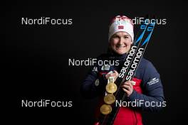 16.03.2019, Oestersund, Sweden (SWE): Marte Olsbu Roeiseland (NOR) - IBU world championships biathlon, medals, Oestersund (SWE). www.nordicfocus.com. © Manzoni/NordicFocus. Every downloaded picture is fee-liable.