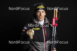 17.03.2019, Oestersund, Sweden (SWE): Julian Eberhard (AUT) - IBU world championships biathlon, medals, Oestersund (SWE). www.nordicfocus.com. © Manzoni/NordicFocus. Every downloaded picture is fee-liable.