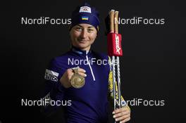 16.03.2019, Oestersund, Sweden (SWE): Valj Semerenko (UKR) - IBU world championships biathlon, medals, Oestersund (SWE). www.nordicfocus.com. © Manzoni/NordicFocus. Every downloaded picture is fee-liable.