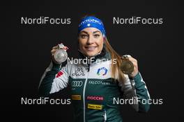 14.03.2019, Oestersund, Sweden (SWE): Dorothea Wierer (ITA) - IBU world championships biathlon, medals, Oestersund (SWE). www.nordicfocus.com. © Manzoni/NordicFocus. Every downloaded picture is fee-liable.