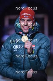 13.03.2019, Oestersund, Sweden (SWE): Arnd Peiffer (GER) - IBU world championships biathlon, medals, Oestersund (SWE). www.nordicfocus.com. © Tumashov/NordicFocus. Every downloaded picture is fee-liable.
