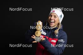 16.03.2019, Oestersund, Sweden (SWE): Tiril Eckhoff (NOR) - IBU world championships biathlon, medals, Oestersund (SWE). www.nordicfocus.com. © Manzoni/NordicFocus. Every downloaded picture is fee-liable.