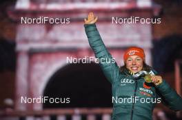 08.03.2019, Oestersund, Sweden (SWE): Laura Dahlmeier (GER) - IBU world championships biathlon, medals, Oestersund (SWE). www.nordicfocus.com. © Tumashov/NordicFocus. Every downloaded picture is fee-liable.