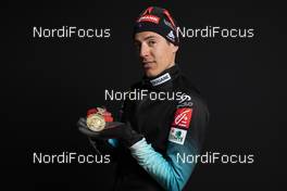 09.03.2019, Oestersund, Sweden (SWE): Quentin Fillon Maillet (FRA) - IBU world championships biathlon, medals, Oestersund (SWE). www.nordicfocus.com. © Manzoni/NordicFocus. Every downloaded picture is fee-liable.