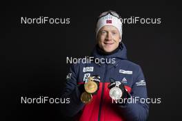 10.03.2019, Oestersund, Sweden (SWE): Johannes Thingnes Boe (NOR) - IBU world championships biathlon, medals, Oestersund (SWE). www.nordicfocus.com. © Manzoni/NordicFocus. Every downloaded picture is fee-liable.