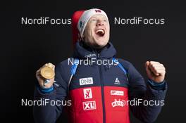 07.03.2019, Oestersund, Sweden (SWE): Johannes Thingnes Boe (NOR) - IBU world championships biathlon, medals, Oestersund (SWE). www.nordicfocus.com. © Manzoni/NordicFocus. Every downloaded picture is fee-liable.