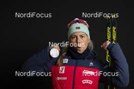 08.03.2019, Oestersund, Sweden (SWE): Ingrid Landmark Tandrevold (NOR) - IBU world championships biathlon, medals, Oestersund (SWE). www.nordicfocus.com. © Manzoni/NordicFocus. Every downloaded picture is fee-liable.