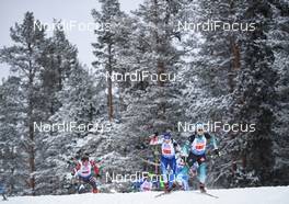 07.03.2019, Oestersund, Sweden (SWE): Anais Chevalier (FRA), Elisa Gasparin (SUI) - IBU world championships biathlon, relay mixed, Oestersund (SWE). www.nordicfocus.com. © Tumashov/NordicFocus. Every downloaded picture is fee-liable.