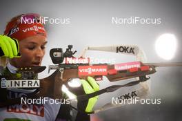 07.03.2019, Oestersund, Sweden (SWE): Denise Herrmann (GER) - IBU world championships biathlon, relay mixed, Oestersund (SWE). www.nordicfocus.com. © Tumashov/NordicFocus. Every downloaded picture is fee-liable.