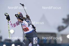 07.03.2019, Oestersund, Sweden (SWE): Susan Dunklee (USA) - IBU world championships biathlon, relay mixed, Oestersund (SWE). www.nordicfocus.com. © Manzoni/NordicFocus. Every downloaded picture is fee-liable.
