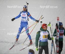 07.03.2019, Oestersund, Sweden (SWE): Dominik Windisch (ITA) - IBU world championships biathlon, relay mixed, Oestersund (SWE). www.nordicfocus.com. © Tumashov/NordicFocus. Every downloaded picture is fee-liable.