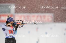 07.03.2019, Oestersund, Sweden (SWE): Elisa Gasparin (SUI) - IBU world championships biathlon, relay mixed, Oestersund (SWE). www.nordicfocus.com. © Tumashov/NordicFocus. Every downloaded picture is fee-liable.
