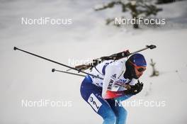 07.03.2019, Oestersund, Sweden (SWE): Jeremy Finello (SUI) - IBU world championships biathlon, relay mixed, Oestersund (SWE). www.nordicfocus.com. © Tumashov/NordicFocus. Every downloaded picture is fee-liable.