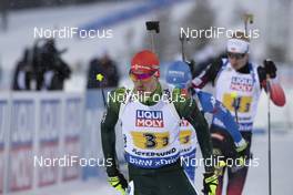 07.03.2019, Oestersund, Sweden (SWE): Arnd Peiffer (GER) - IBU world championships biathlon, relay mixed, Oestersund (SWE). www.nordicfocus.com. © Manzoni/NordicFocus. Every downloaded picture is fee-liable.