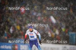 07.03.2019, Oestersund, Sweden (SWE): Jeremy Finello (SUI) - IBU world championships biathlon, relay mixed, Oestersund (SWE). www.nordicfocus.com. © Tumashov/NordicFocus. Every downloaded picture is fee-liable.