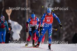 10.03.2019, Oestersund, Sweden (SWE): Lukas Hofer (ITA) - IBU world championships biathlon, pursuit men, Oestersund (SWE). www.nordicfocus.com. © Tumashov/NordicFocus. Every downloaded picture is fee-liable.