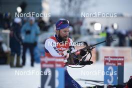 10.03.2019, Oestersund, Sweden (SWE): Benjamin Weger (SUI) - IBU world championships biathlon, pursuit men, Oestersund (SWE). www.nordicfocus.com. © Manzoni/NordicFocus. Every downloaded picture is fee-liable.