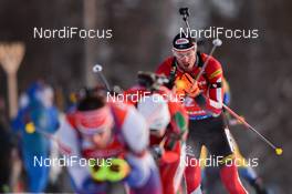 10.03.2019, Oestersund, Sweden (SWE): Dominik Landertinger (AUT) - IBU world championships biathlon, pursuit men, Oestersund (SWE). www.nordicfocus.com. © Tumashov/NordicFocus. Every downloaded picture is fee-liable.