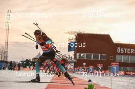 10.03.2019, Oestersund, Sweden (SWE): Antonin Guigonnat (FRA) - IBU world championships biathlon, pursuit men, Oestersund (SWE). www.nordicfocus.com. © Tumashov/NordicFocus. Every downloaded picture is fee-liable.