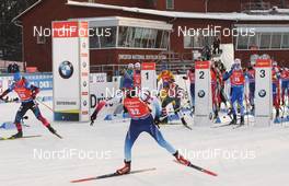 10.03.2019, Oestersund, Sweden (SWE): Jeremy Finello (SUI) - IBU world championships biathlon, pursuit men, Oestersund (SWE). www.nordicfocus.com. © Tumashov/NordicFocus. Every downloaded picture is fee-liable.