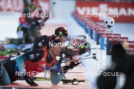 10.03.2019, Oestersund, Sweden (SWE): Quentin Fillon Maillet (FRA) - IBU world championships biathlon, pursuit men, Oestersund (SWE). www.nordicfocus.com. © Manzoni/NordicFocus. Every downloaded picture is fee-liable.