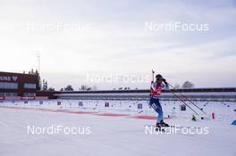 10.03.2019, Oestersund, Sweden (SWE): Serafin Wiestner (SUI) - IBU world championships biathlon, pursuit men, Oestersund (SWE). www.nordicfocus.com. © Manzoni/NordicFocus. Every downloaded picture is fee-liable.
