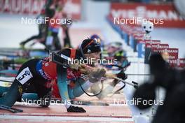 10.03.2019, Oestersund, Sweden (SWE): Simon Desthieux (FRA) - IBU world championships biathlon, pursuit men, Oestersund (SWE). www.nordicfocus.com. © Manzoni/NordicFocus. Every downloaded picture is fee-liable.