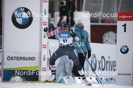 10.03.2019, Oestersund, Sweden (SWE): Susan Dunklee (USA) - IBU world championships biathlon, pursuit women, Oestersund (SWE). www.nordicfocus.com. © Manzoni/NordicFocus. Every downloaded picture is fee-liable.