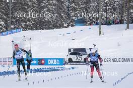 10.03.2019, Oestersund, Sweden (SWE): Laura Dahlmeier (GER), Tiril Eckhoff (NOR), (l-r) - IBU world championships biathlon, pursuit women, Oestersund (SWE). www.nordicfocus.com. © Manzoni/NordicFocus. Every downloaded picture is fee-liable.