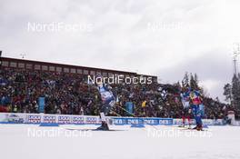 10.03.2019, Oestersund, Sweden (SWE): Clare Egan (USA) - IBU world championships biathlon, pursuit women, Oestersund (SWE). www.nordicfocus.com. © Manzoni/NordicFocus. Every downloaded picture is fee-liable.
